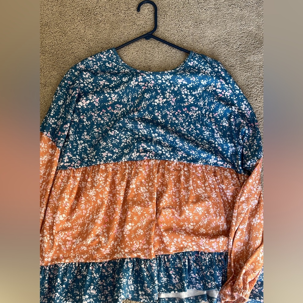 Boutique Floral Patterned Women's Top